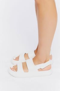 WHITE Dual-Strap Sandals, image 2