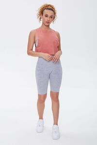 FADED ROSE Active Cropped Muscle Tee, image 4