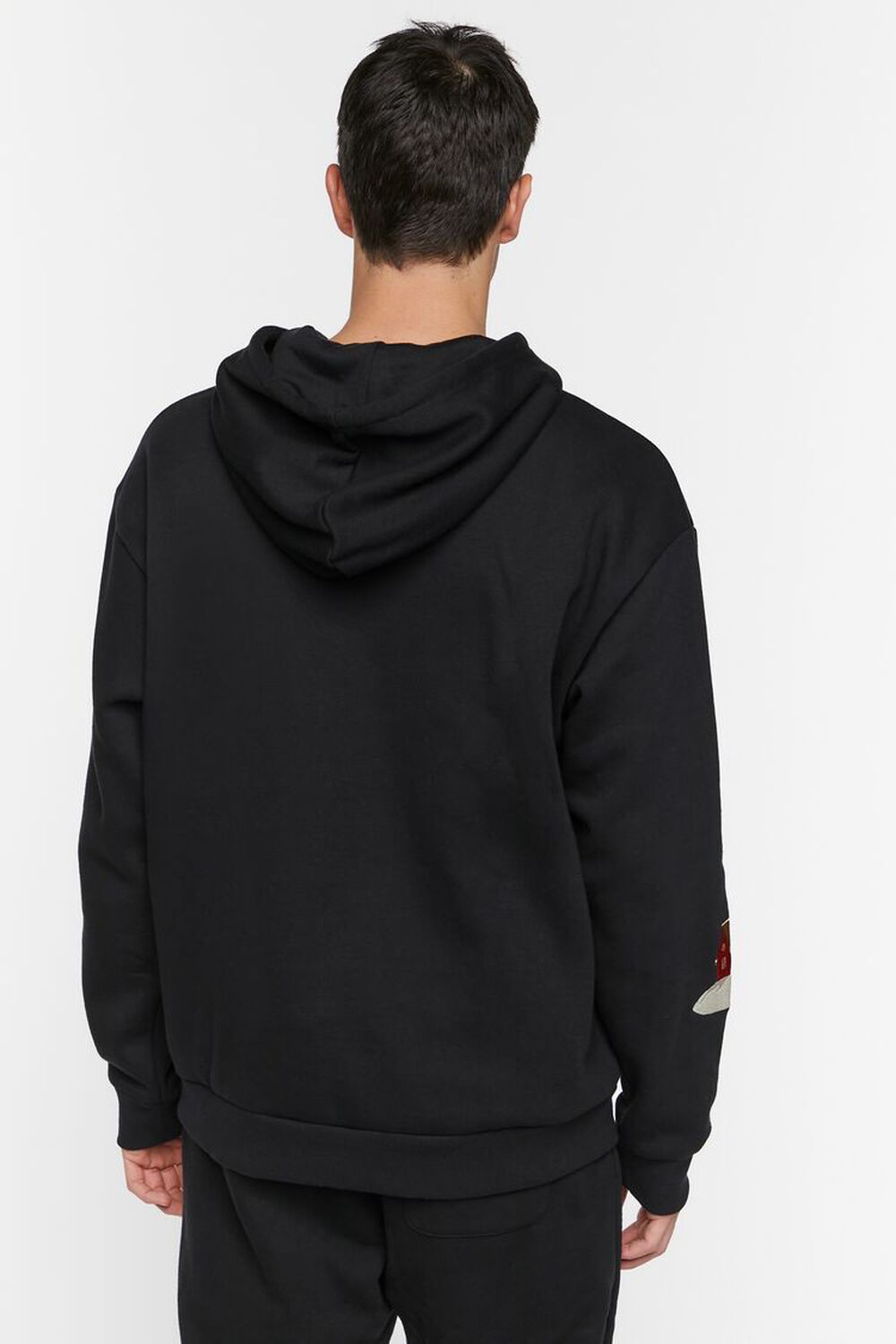 BLACK/MULTI Embroidered Cabin Hoodie, image 3