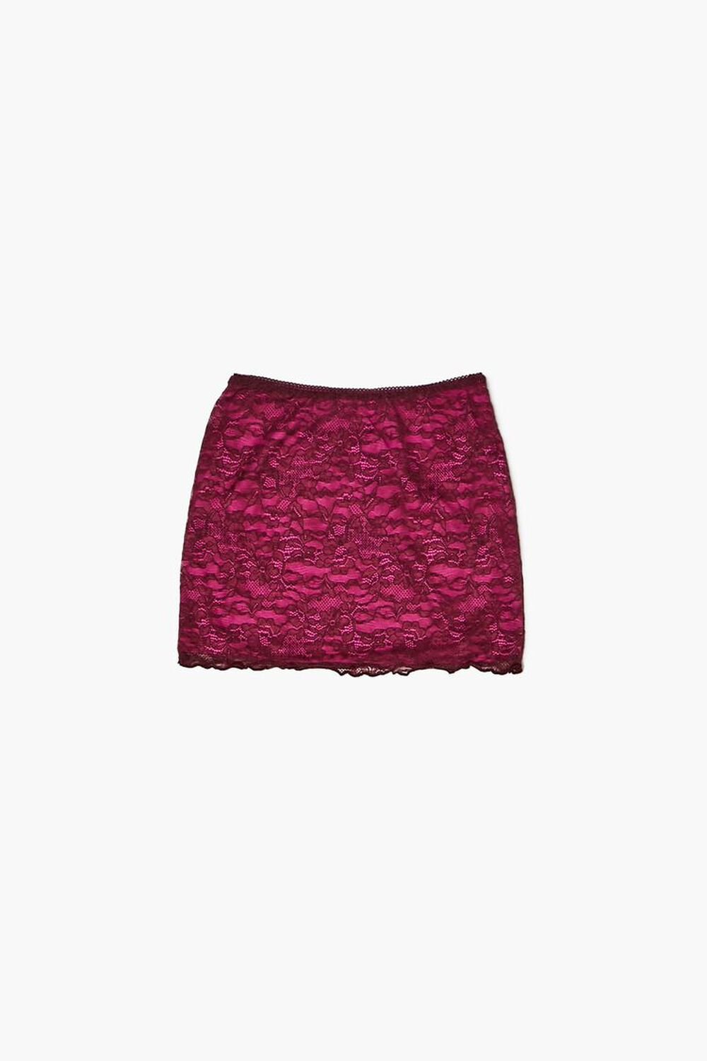 MERLOT/AZALEA Girls Lace Skirt (Kids), image 1