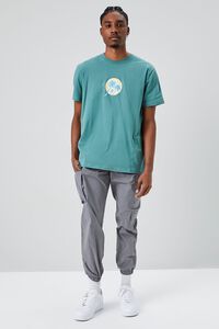 TEAL/MULTI Organically Grown Cotton Graphic Tee, image 4