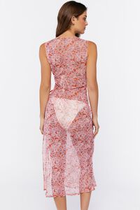 FIESTA/MULTI Floral Print Swim Cover-Up Dress, image 4