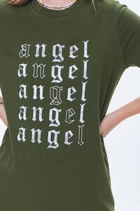 OLIVE Angel Graphic T-Shirt Dress, image 5