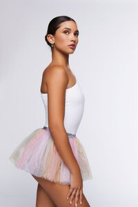 RAINBOW Sequin-Trim Tulle Ballerina Skirt, image 2