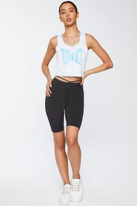 Butterfly Graphic Cropped Tank Top, image 4