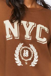 BROWN/MULTI NYC Graphic Pullover, image 5