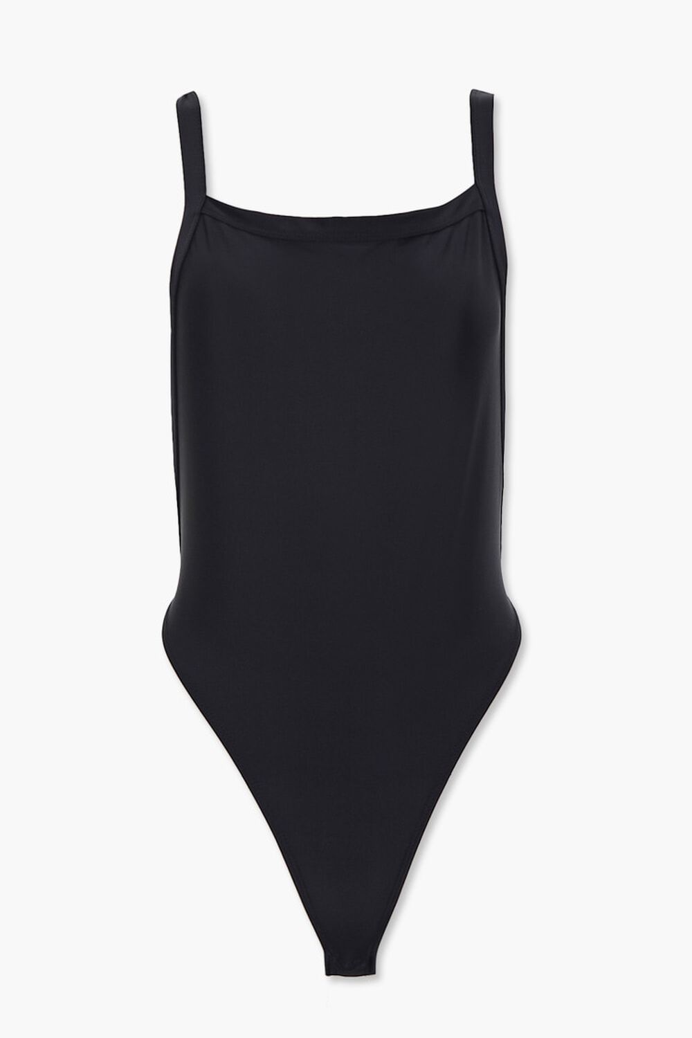 BLACK Cheeky Plunge-Back Bodysuit, image 1