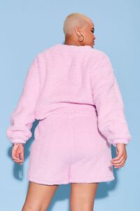 PINK/MULTI Plus Size Faux Shearling Hello Kitty Pullover, image 3