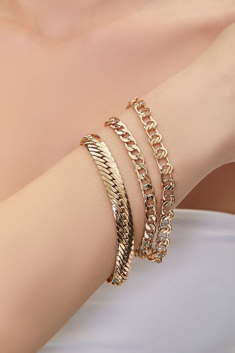 Chain Bracelet Set, image 1