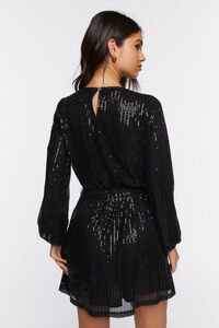 BLACK Sequin Mini Dress, image 3