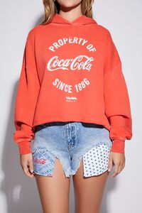 RED/WHITE Coca-Cola Embroidered Hoodie, image 5