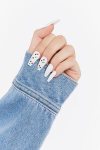 WHITE/RED Cherry Press-On Nails, image 1