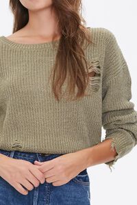 OLIVE Distressed Drop-Sleeve Sweater, image 5