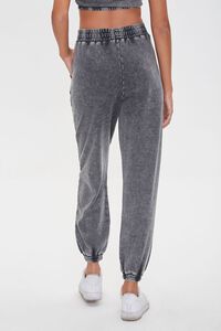 CHARCOAL Oil Wash Smocked Joggers, image 4