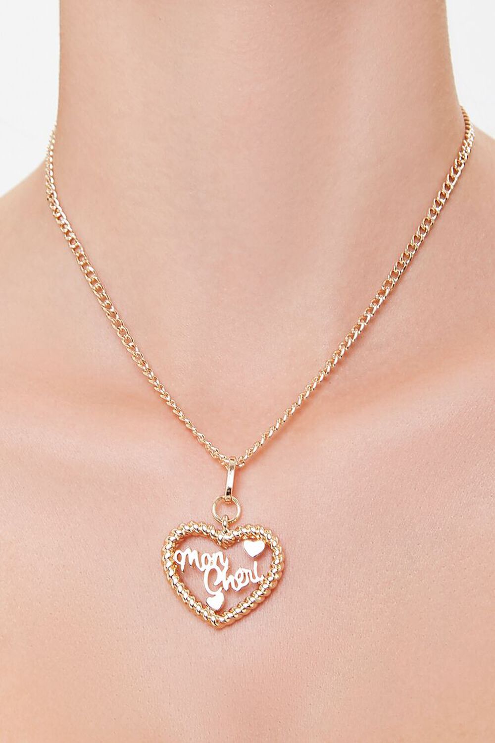 Mon Cheri Heart Pendant Necklace, image 1