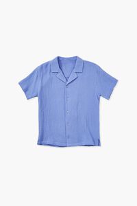 BLUE Kids Crinkle Shirt (Girls + Boys), image 1