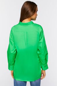 GREEN HAZE Oversized Poplin Shirt, image 4