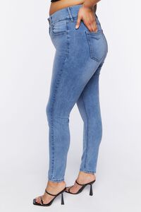 MEDIUM DENIM Plus Size Uplyfter Skinny Jeans, image 3