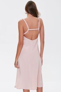 BLUSH Side-Slit Cutout Cami Midi Dress, image 3