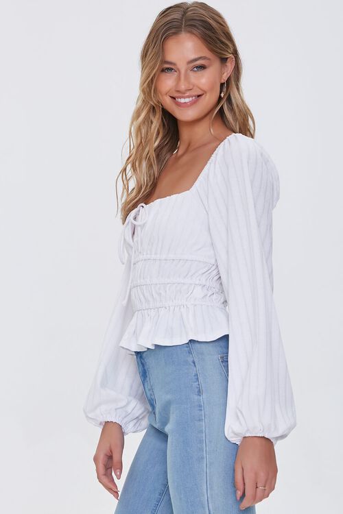 IVORY Tiered Peasant Top, image 2