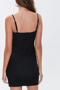 BLACK/CREAM Pinstriped Mini Dress, image 3