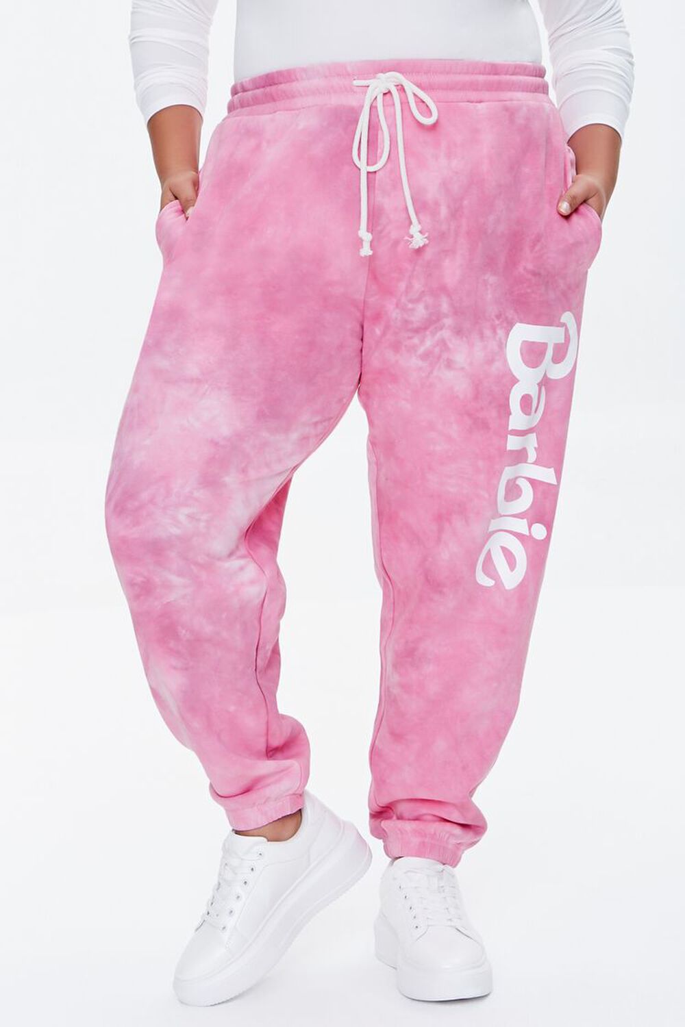 Time & Tru Tie Dye Joggers Sweatpants Sizes L & XL Dark Pink Ombre Women's  NEW