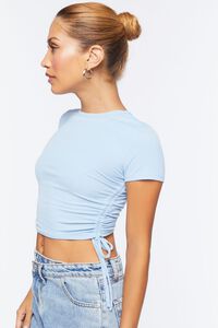 CLOUD Ruched Drawstring Cropped Tee, image 2