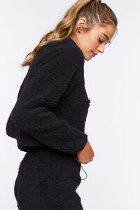 BLACK Active Faux Shearling Pullover, image 3