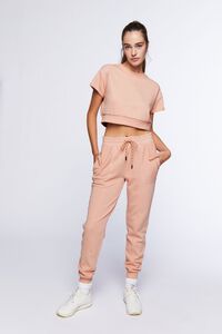 BLUSH Active French Terry Crop Top, image 4