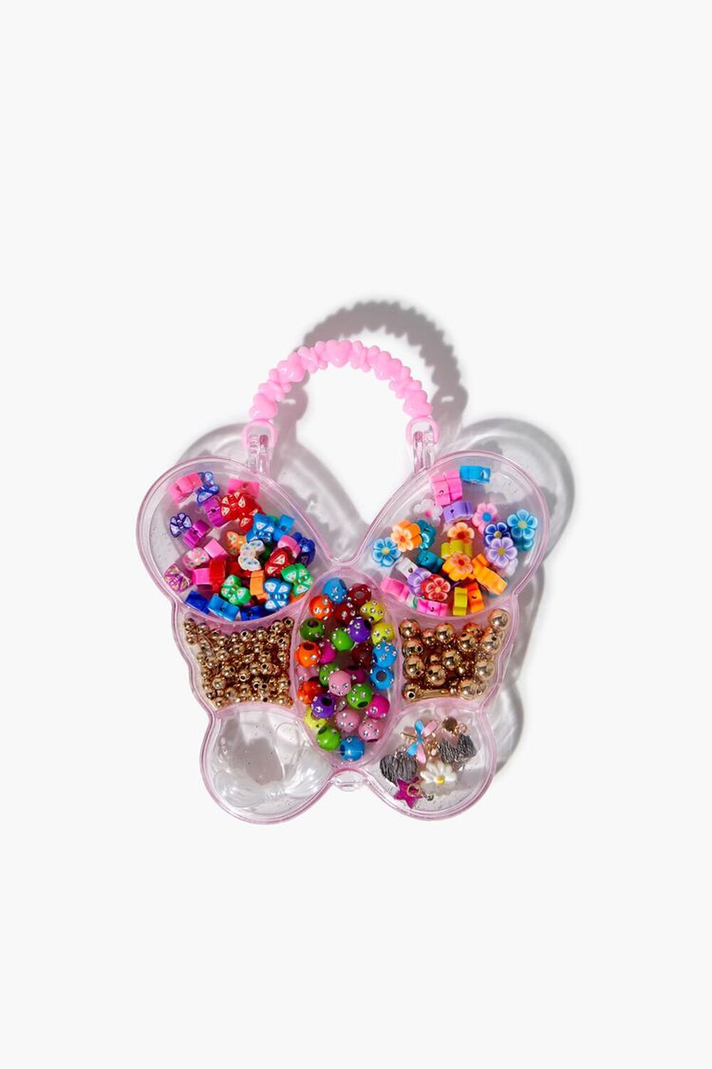 PINK Girls DIY Beaded Jewelry Kit (Kids), image 1
