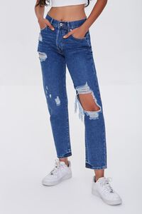 LIGHT DENIM Premium Classic Mom Jeans, image 2