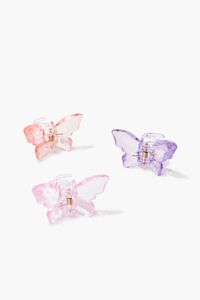 PINK/MULTI Butterfly Clip Set, image 2