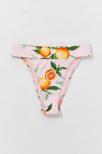 Orange High-Leg Bikini Bottoms, image 1