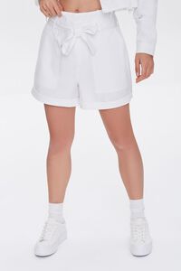 CREAM Cuffed Sash-Belt Shorts, image 2