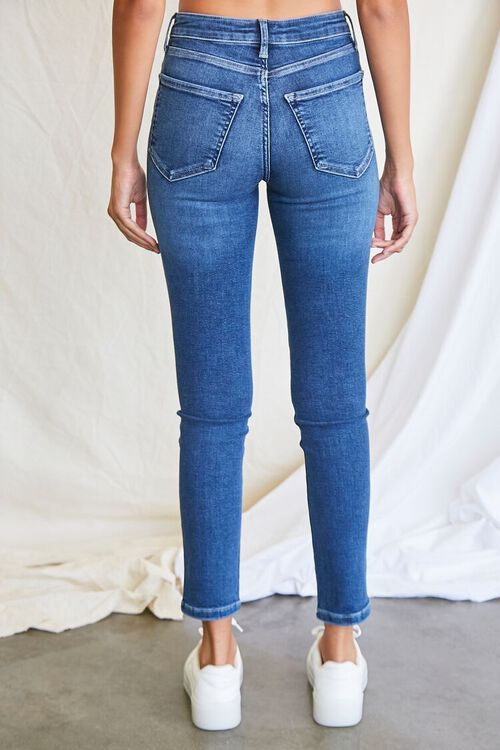 MEDIUM DENIM Skinny High-Rise Jeans, image 4