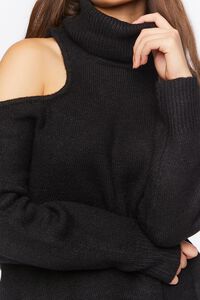 Open-Shoulder Turtleneck Sweater, image 5