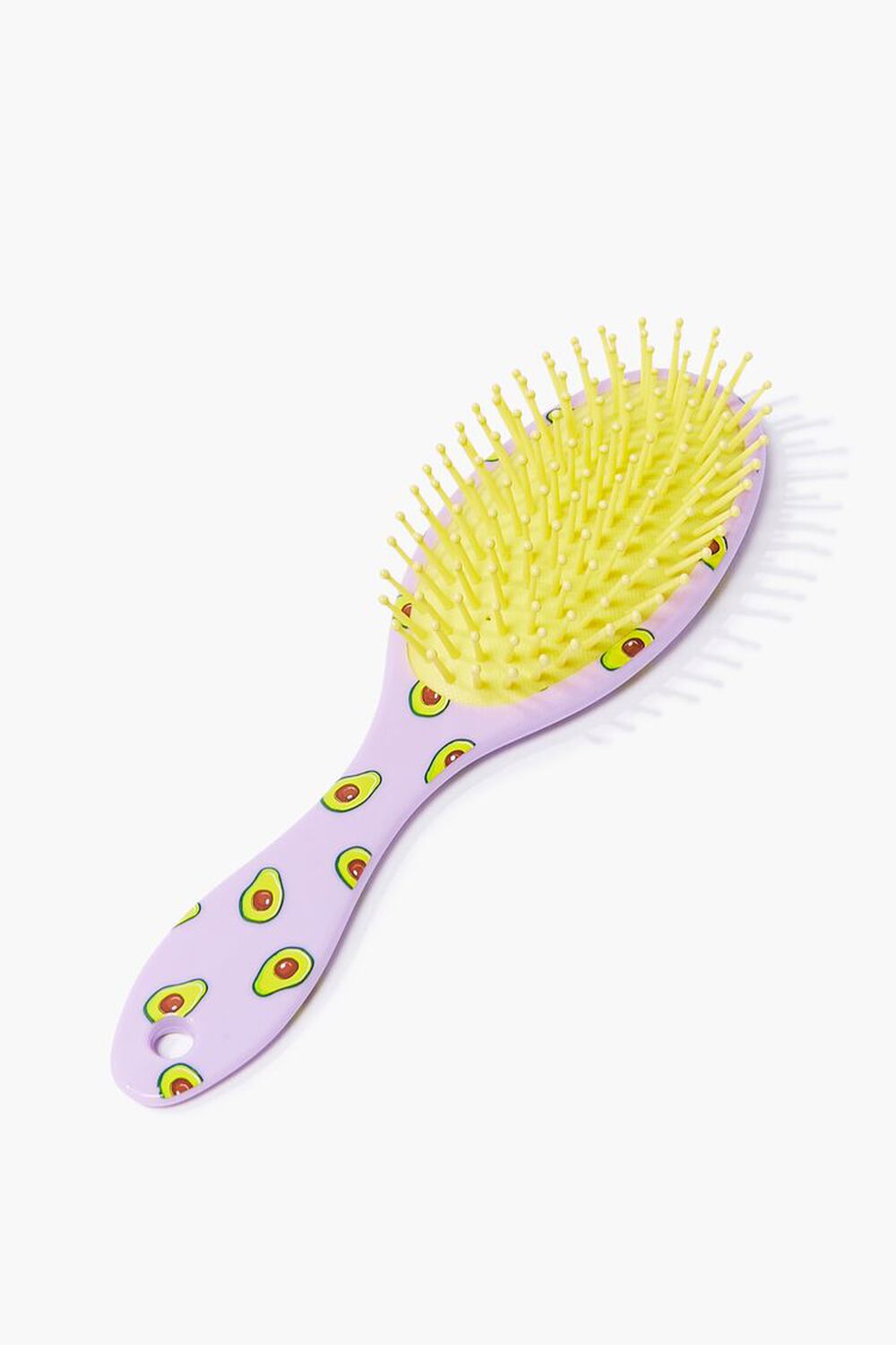 PURPLE/MULTI Avocado Print Hair Brush, image 1