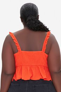 RUST Plus Size Knotted Flounce Top, image 3