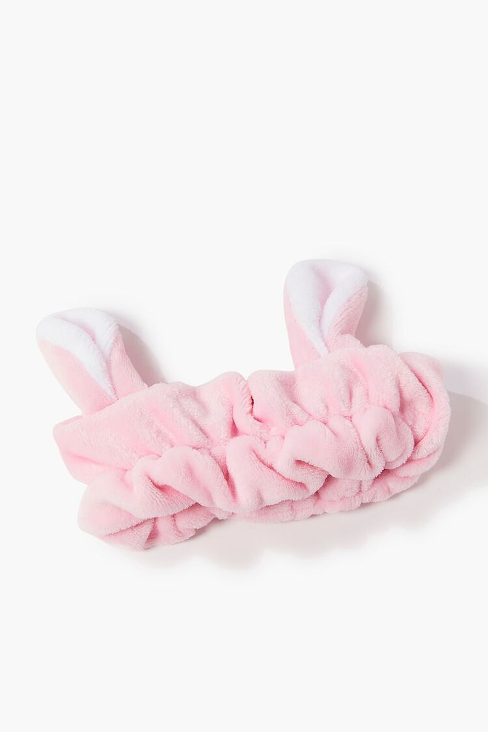 PINK Plush Bunny Ear Headwrap, image 1