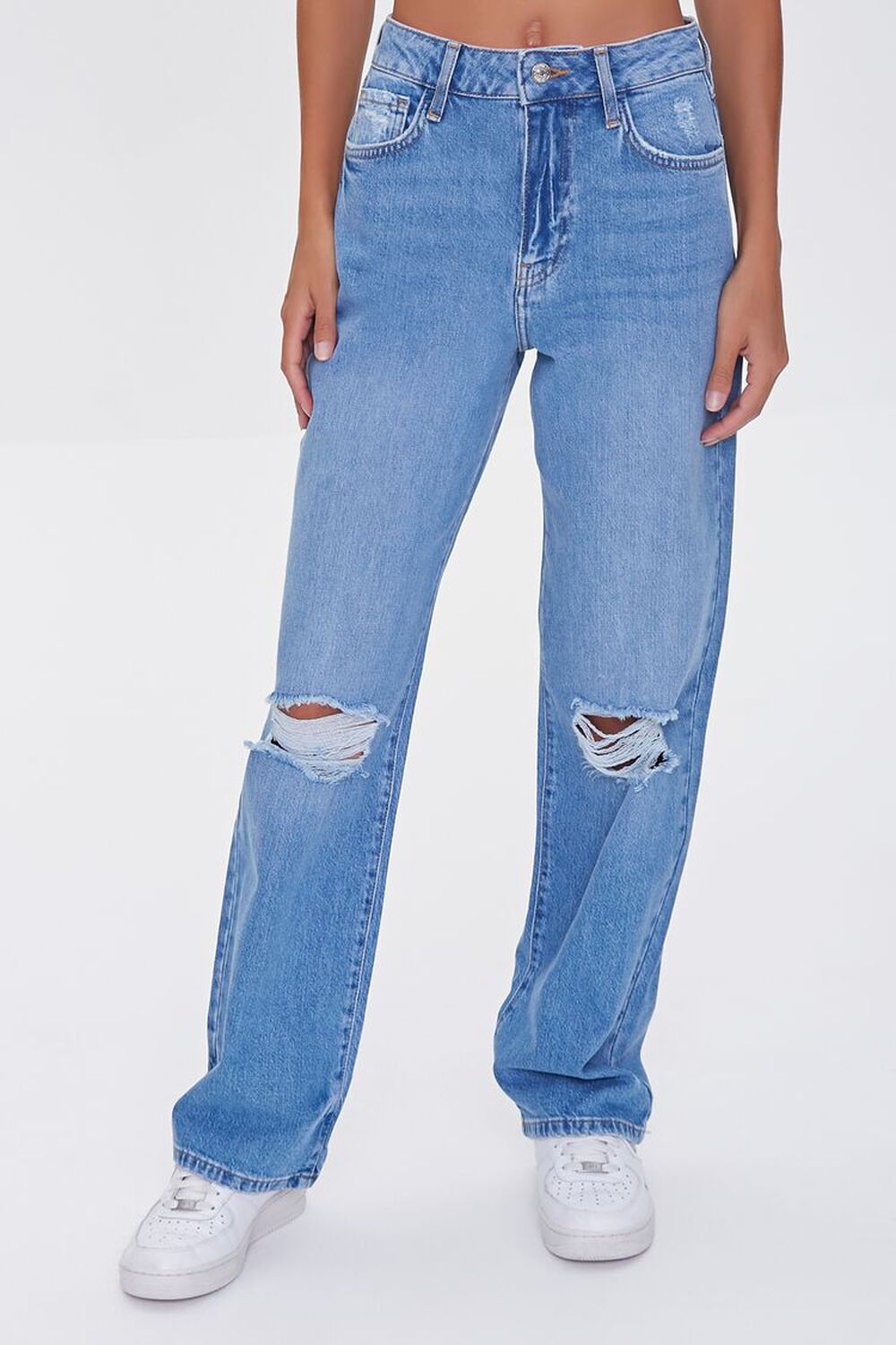 LIGHT DENIM Premium High-Waist 90s Fit Jeans, image 2
