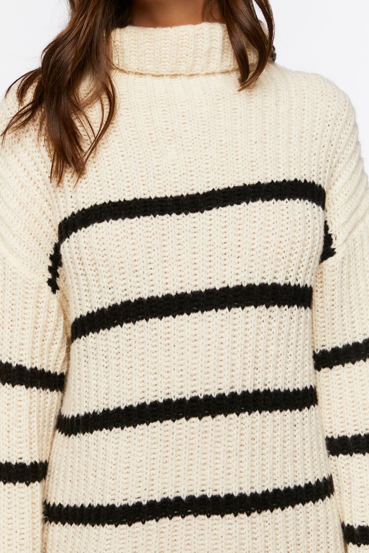 Fashion Knitwear Knitted Jackets 3suisses Cardigan natural white-black striped pattern casual look 