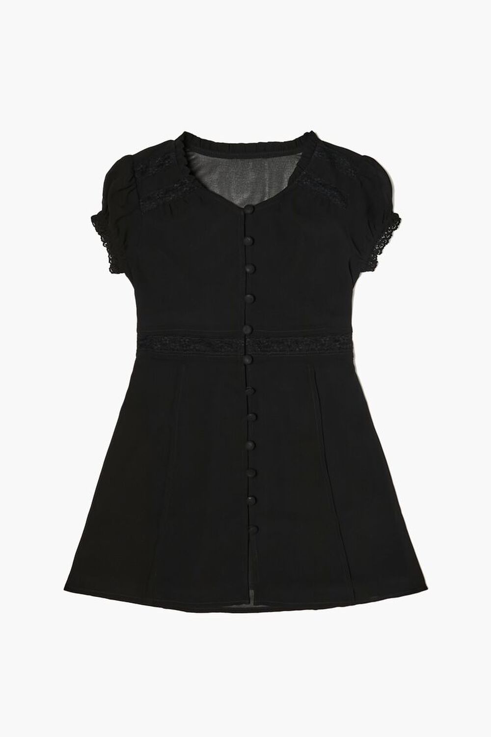 BLACK Girls Button-Front Dress (Kids), image 1