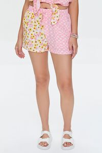 Reworked Floral Print Shorts, image 2