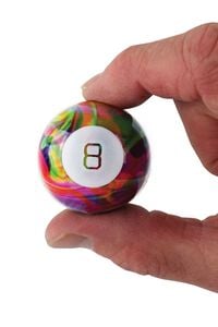 Worlds Smallest Tie-Dye Magic 8 Ball, image 2