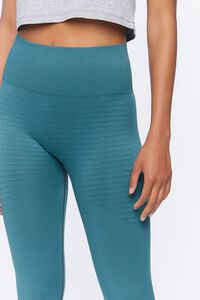 TEAL Active Ribbed High-Rise Leggings, image 6