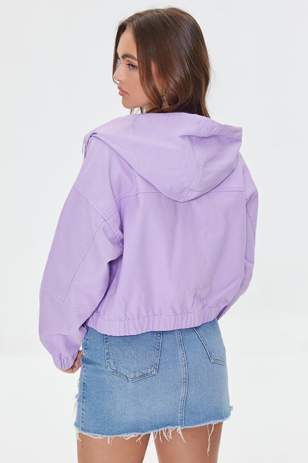 Canvas Zip-Up Hooded Jacket, image 3