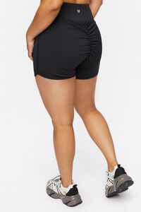 Plus Size Active Ruched Shorts, image 4