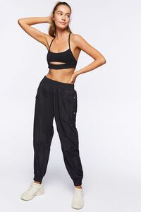 BLACK Active High-Rise Joggers, image 1