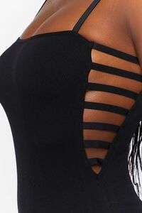 BLACK Seamless Lingerie Bodysuit, image 6