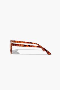 BROWN/BLACK Tinted Cat-Eye Sunglasses, image 4